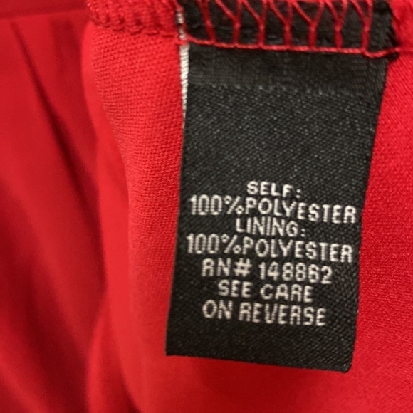 Torrid red chiffon dress - Picture 7 of 8